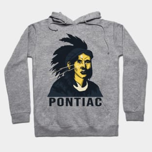 Pontiac Native American Vector Shirt Design Hoodie